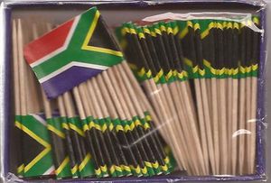 South Africa Flag Toothpicks