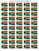 South Africa Sheet of 50 Stickers