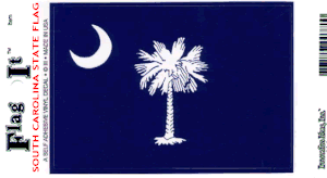 South Carolina Flag Decal<br>Pack of 6