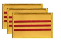 South Vietnam Flag Patch<br>Pack of 3