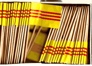 South Vietnam Flag Toothpicks