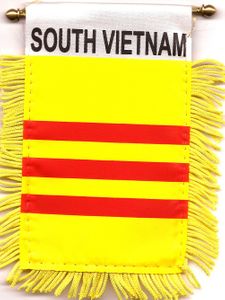 South Vietnam Mini Banners Pack of 3