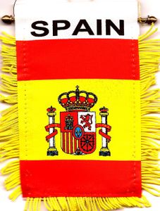 Spain Mini Banners <br>Pack of 3