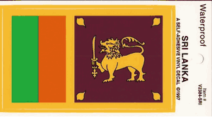 Sri Lanka Pack of 25 Decals
