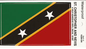 St Kitts Pack of 25 Decals