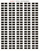 St. Piran Sheet of 50 Stickers