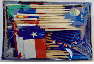 State Assorted Flag Toothpicks