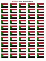 Sudan Sheet of 50 Stickers