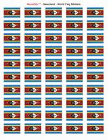 Swaziland Sheet of 50 Stickers