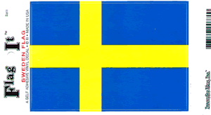 Sweden Flag Decal<br>Pack of 6