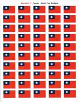 Taiwan Sheet of 50 Stickers
