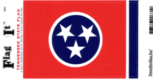 Tennessee Flag Decal<br>Pack of 6
