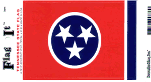 Tennessee Flag Decal<br>Pack of 6