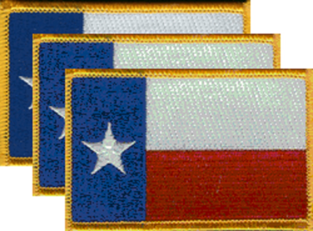 thumbnail image 2 of Small Texas Flag Patch - Embroidered Iron-On For Hats, Jackets & Bags - Houston, Dallas, San Antonio, Fort Worth 2 of 6