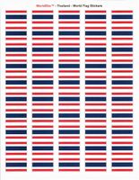 Thailand Sheet of 50 Stickers