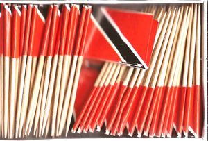 Trinidad Flag Toothpicks