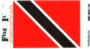 Trinidad & Tobago Flag Decal<br>Pack of 6