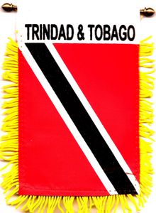 Trinidad & Tobago Mini Banners Pack of 3