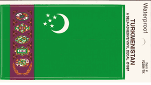 Turkmenistan Pack of 25 Decals