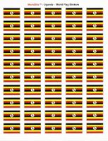Uganda Sheet of 50 Stickers