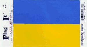 Ukraine Flag Decal<br>Pack of 6 - Out of Stock