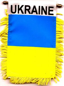 Ukraine Mini Banners <br>Pack of 3 - Out of Stock