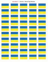 Ukraine Sheet of 50 Stickers