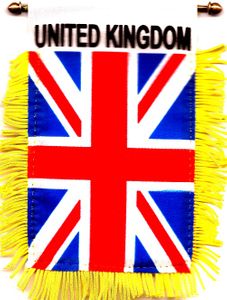 United Kingdom Mini Banners Pack of 3