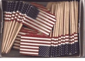 United States Flag Toothpicks