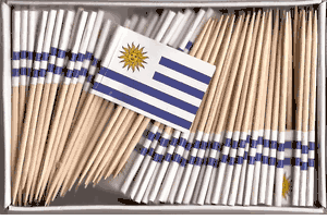 Uruguay Flag Toothpicks 