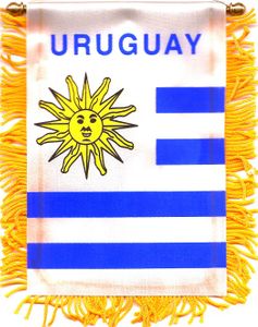 Uruguay Mini Banners <br>Pack of 3