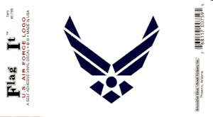 US Air Force Logo Decal<br>Pack of 6