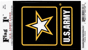 US Army Logo Decal<br>Pack of 6
