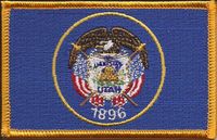 Utah Flag Patch<br>- Old Version - Pack of 3 