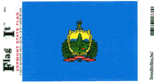 Vermont Flag Decal<br>Pack of 6