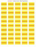 Vietnam South Sheet of 50 Stickers