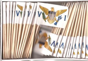 Virgin Islands Flag Toothpicks 