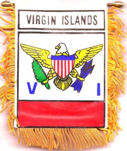 Virgin Islands Mini Banners <br>Pack of 3