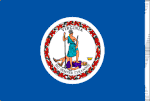 Virginia Polyester Flag