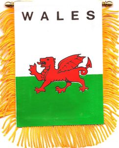 Wales Mini Banners <br>Pack of 3