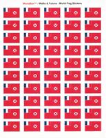 Wallis & Futuna Sheet of 50 Stickers