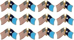 Wholesale US State Flag Friendship Lapel Pins - Only $10 Per Dozen