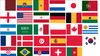 World Cup Flag Set - 32 Flags