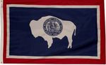 Wyoming Polyester Flag