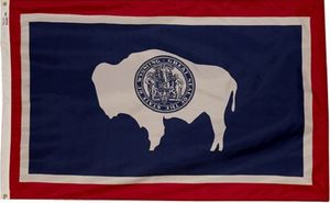 Wyoming Polyester Flag