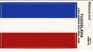 Yugoslavia Pack of 25 Decals