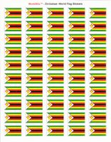 Zimbabwe Sheet of 50 Stickers