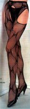Ladies Bow Lace Panty Hose W/ 3 Openings