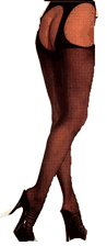 Ladies Sheer Seamless Suspender Panty Hose