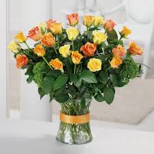  Beauty of 15 MULTICOLOR  Roses Bouquet